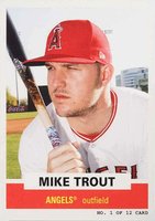 2021 Topps Throwback Thursday #1 Mike Trout Baseball Card