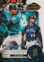 2022 Topps Gold Label #4 Julio Rodriguez Class 3-Black Baseball Card