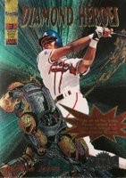 1998 Metal Universe Diamond Heroes #3 Andruw Jones Baseball Card