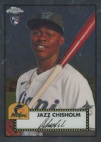 2021 Topps Chrome Platinum Anniversary #7 Jazz Chisholm Baseball Card