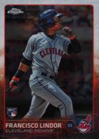 2015 Topps Chrome #202 Francisco Lindor Baseball Card
