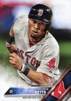 2016 Topps #84 Mookie Betts Running Baseball Card