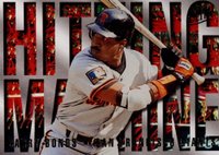 1995 Ultra Hitting Machines #4 Barry Bonds Baseball Card