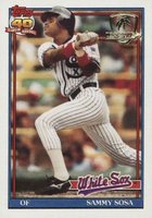 1991 Topps Desert Shield #414 Sammy Sosa Baseball Card