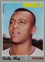 1970 Topps #203 Rudy May Baseball Card
