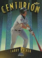 1998 Finest Centurion #C17 Larry Walker Refractor Baseball Card