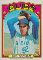 1972 Topps #29y Bill Bonham Yellow under C & S Baseball Card