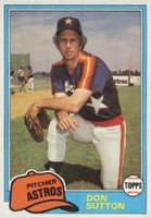 1981 Topps #839 Don Sutton Traded Baseball Card
