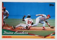 1994 Topps #375 Deion Sanders Baseball Card