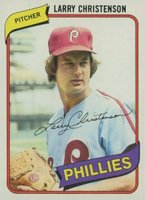 1980 Topps #161 Larry Christenson Baseball Card