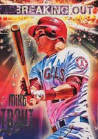 2014 Topps Opening Day Breaking Out #BO4 Mike Trout Baseball Card