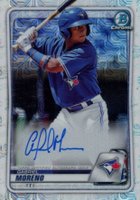 2020 Bowman Chrome Mega Box Autographs #BCMAGM Gabriel Moreno Baseball Card