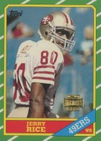 2001 Topps Archives Previews #3 Jerry Rice Football Card