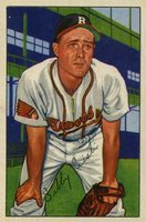 1952 Bowman #100 Sibby Sisti Baseball Card