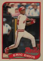 1989 Topps Tiffany #330 Eric Davis Baseball Card