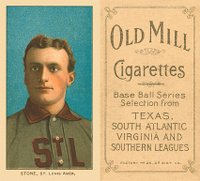 1909 White Borders Old Mill #466 George Stone Baseball Card