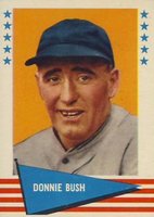 1961 Fleer #96 Donnie Bush Baseball Card