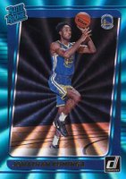 2021 Panini Donruss #240 Jonathan Kuminga Holo Teal Laser Basketball Card