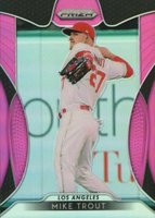 2019 Panini Prizm #192 Mike Trout Pink Prizm Baseball Card