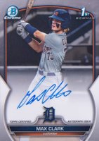 2023 Bowman Draft Chrome Prospect Autograph #CDAMC Max Clark Baseball Card
