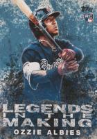 2018 Topps Legends in the Making #4 Ozzie Albies Blue Baseball Card