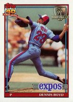 1991 Topps Desert Shield #48 Dennis Boyd Baseball Card