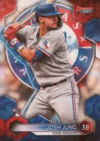 2023 Bowman's Best #60 Josh Jung Refractor Baseball Card