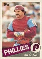 1985 Topps #737 Bo Diaz Baseball Card
