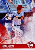 2018 Panini Diamond Kings #76 Shohei Ohtani Facing Left-Brown Frame Baseball Card