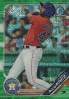 2019 Bowman Mega Box Chrome #123 Yordan Alvarez Green Refractor Baseball Card