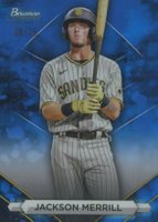 2023 Bowman Sterling #BSP56 Jackson Merrill Blue Baseball Card