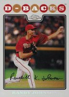 2008 Topps Chrome #101 Randy Johnson Refractor Baseball Card