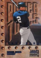 1998 Leaf Rookies & Stars #152 Derek Jeter True Blue Baseball Card