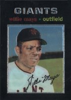 1997 Topps Willie Mays Finest #25 1971 Topps Reprint Baseball Card