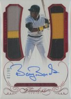2016 Panini Flawless Greats Dual Memorabilia Autographs #GD-BBP Barry Bonds Ruby Baseball Card