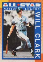 1990 Topps #397 Will Clark Baseball Card