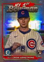 2024 Bowman Chrome My 1st Bowman #M1B14 Pete Crow-Armstrong Baseball Card