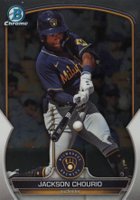 2023 Bowman Draft #BDC156 Jackson Chourio Chrome Baseball Card