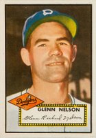 1952 Topps #390 Glenn Nelson Baseball Card