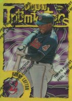 1996 Finest #81 Kenny Lofton Refractor w/Coating Baseball Card