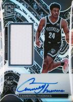 2021 Panini Spectra #205 Cameron Thomas Jersey Autograph-75th Anniversary Basketball Card