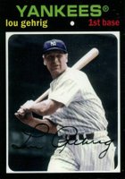 2012 Topps Archives #89 Lou Gehrig Baseball Card