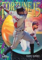 1999 Topps Chrome Fortune 15 #FF15 Manny Ramirez Refractor Baseball Card