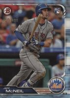 2019 Bowman #90 Jeff McNeil Sky Blue Baseball Card