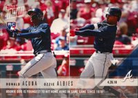 2018 Topps Now  #130 Ozzie Albies/Ronald Acuna Jr. Baseball Card