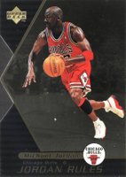 1998 Upper Deck Ovation Jordan Rules #J12 Michael Jordan Basketball Card
