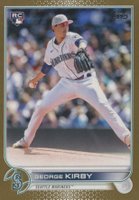 2022 Topps Update #US207 George Kirby Gold Baseball Card