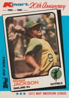 1982 K-Mart 20th Anniversary #23 Reggie Jackson Baseball Card