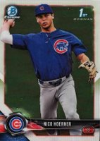 2018 Bowman Draft #BDC165 Nico Hoerner Chrome Baseball Card