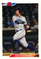 2020 Bowman Heritage Prospects #19 Julio Rodriguez Image Variation Baseball Card
